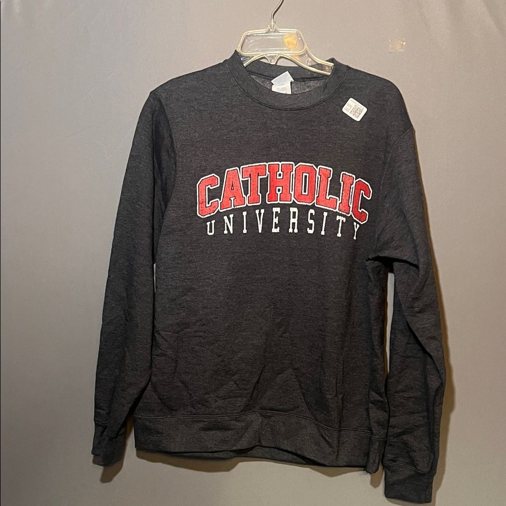Port and Company Charcoal Crewneck Sweater